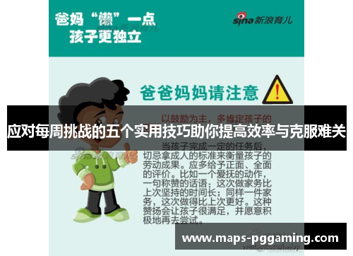 应对每周挑战的五个实用技巧助你提高效率与克服难关